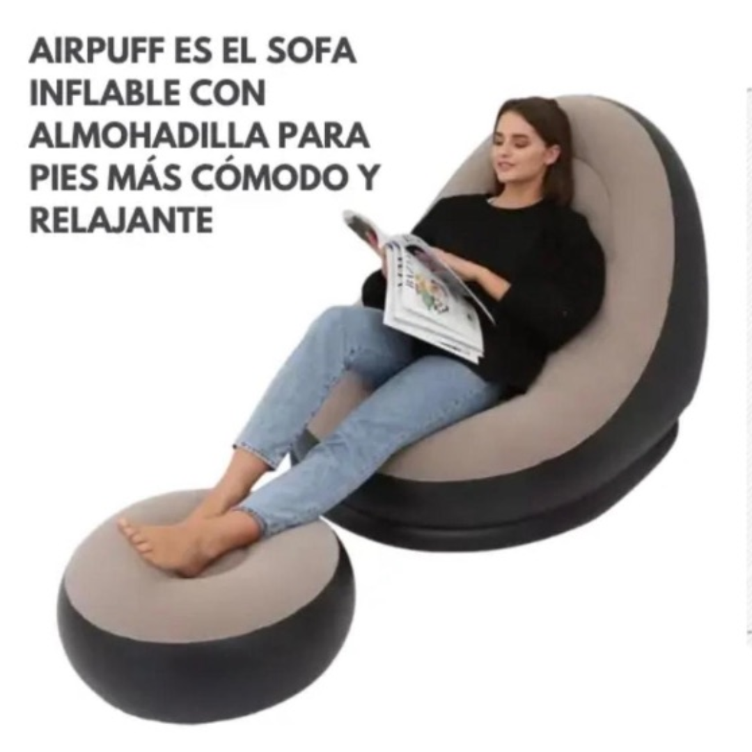 Miniatura 2 de SOFA INFLABLE CON REPOSAPIES